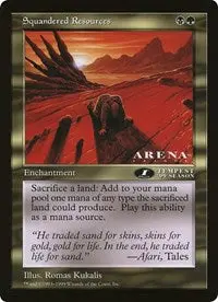 Squandered Resources (Oversized) [Oversize Cards] 1
