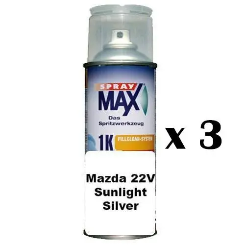 Auto Touch Up Can Mazda 22V Sunlight Silver Paint 2 3 6 Cx-5 Cx-9 Bt50 Mx5 X 3 1
