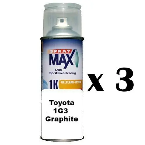 Auto Touch Up Paint For Toyota  1G3 Graphite Corolla Camry Rav-4 Yaris Kluger Prado X 3 1