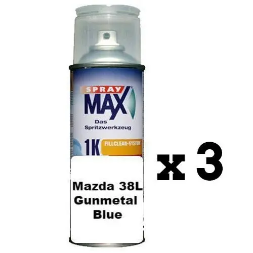 Auto Touch Up Can Mazda 38L Gunmetal Blue Paint 2 3 6 Cx5 Cx9 Bt50 298Ml X 3 1