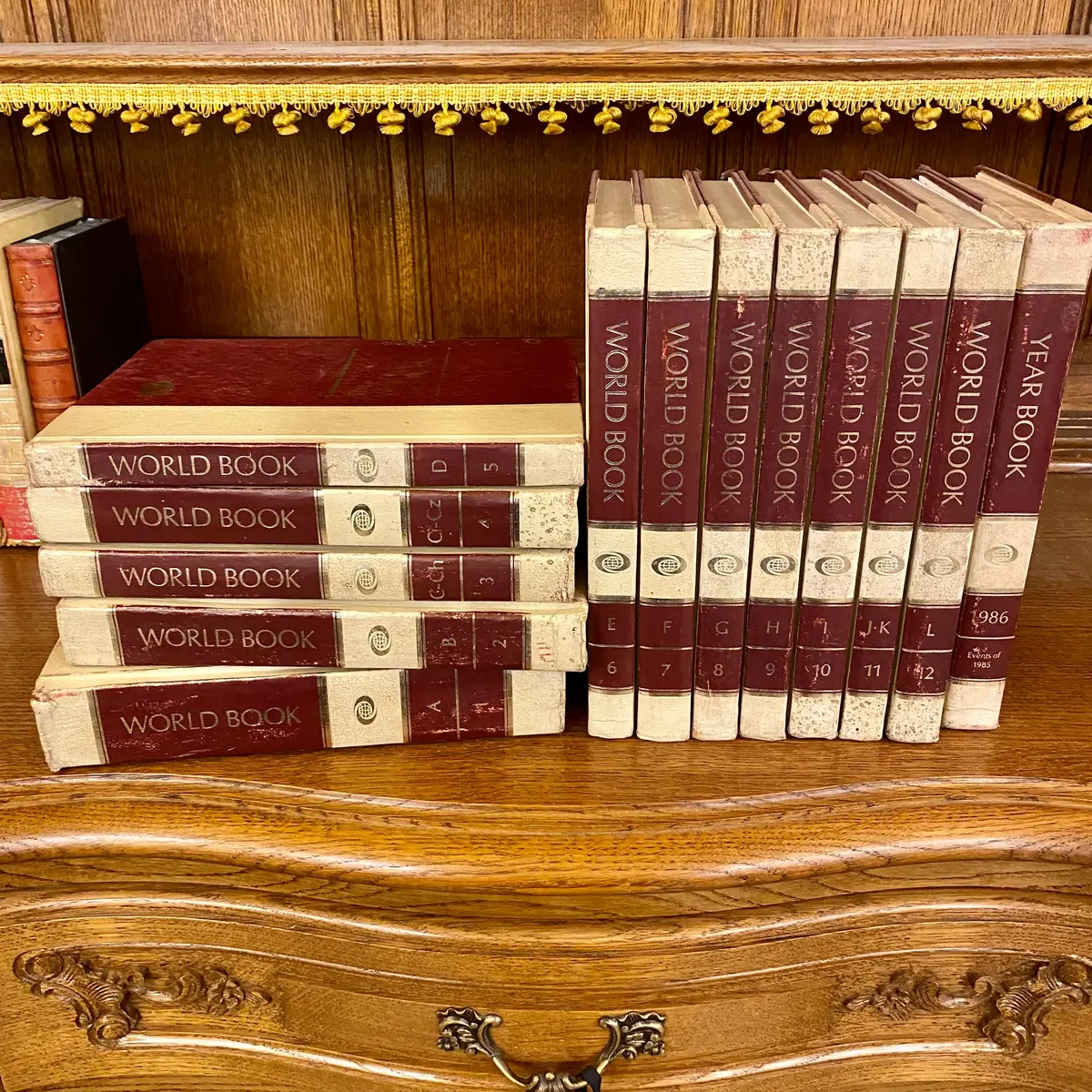 A Set Of Vintage World Book Encyclopedias - Sold 1
