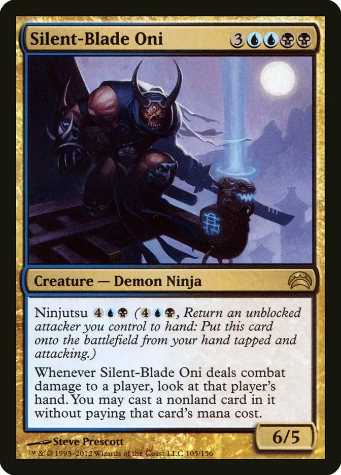 Silent-Blade Oni [Planechase 2012] 1