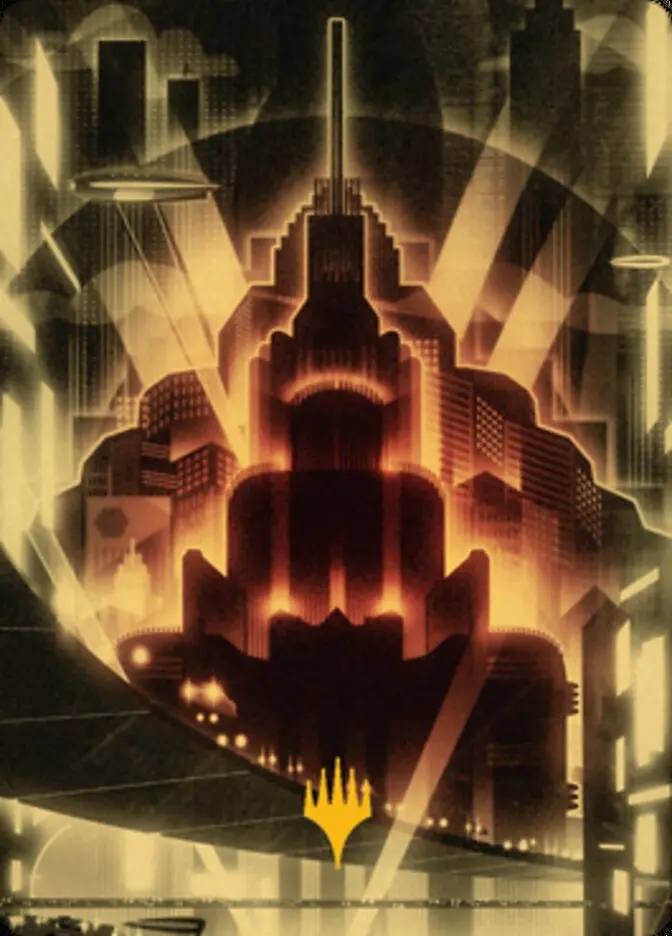 Plains Art Card (Gold-Stamped Signature) [Streets Of New Capenna Art Series] 1
