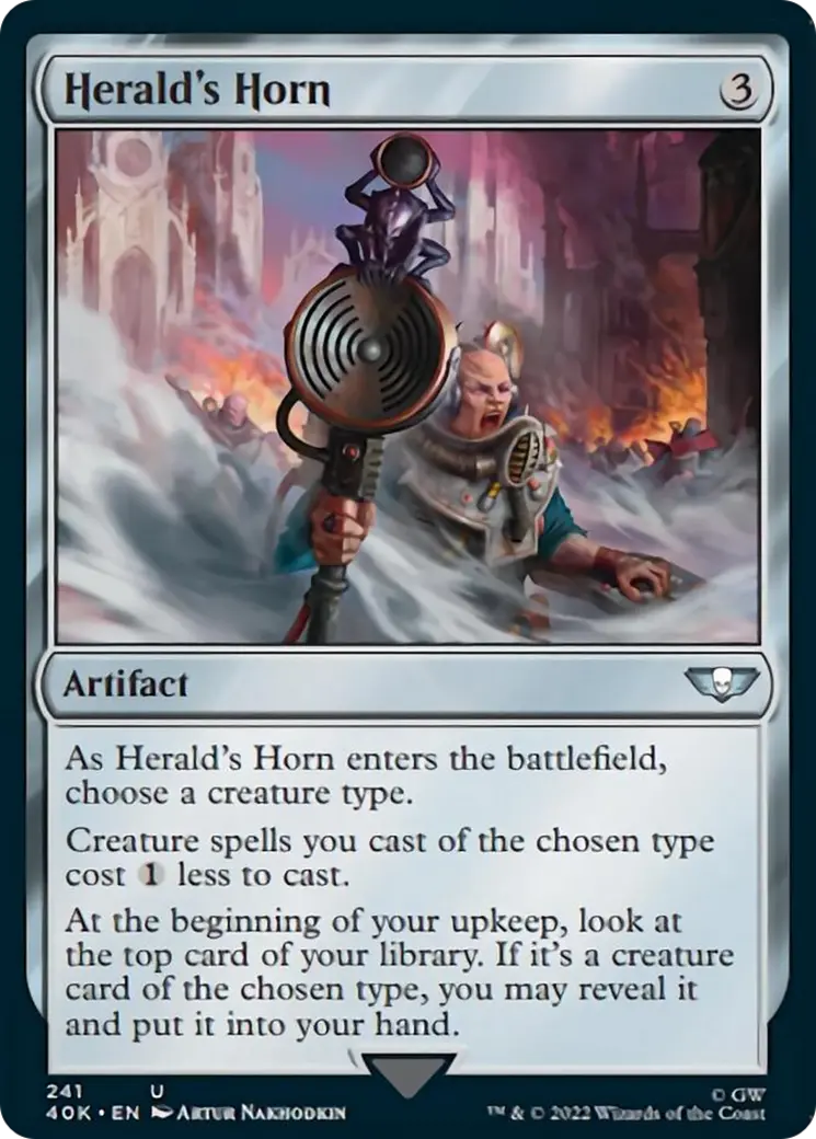 Herald's Horn (Surge Foil) [Warhammer 40,000] 1