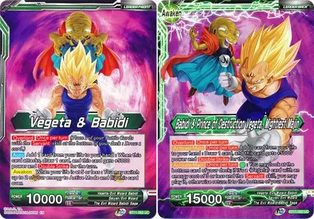 Vegeta & Babidi // Babidi & Prince Of Destruction Vegeta, Mightiest Majin (Bt11-062) [Vermilion Bloodline 2Nd Edition] 1