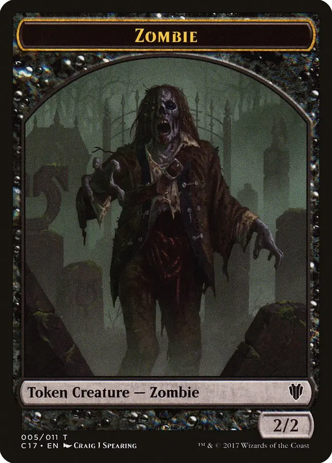 Zombie Token [Commander 2017 Tokens] 1