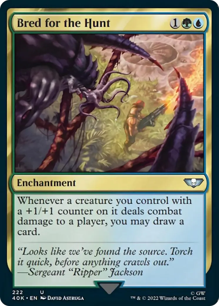 Bred For The Hunt (Surge Foil) [Warhammer 40,000] 1
