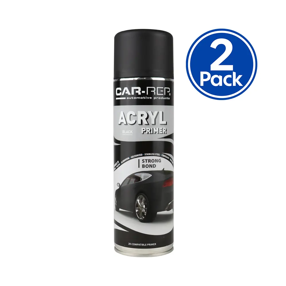 Car-Rep Acrylic Automotive Primer 500Ml Black X 2 Pack 1