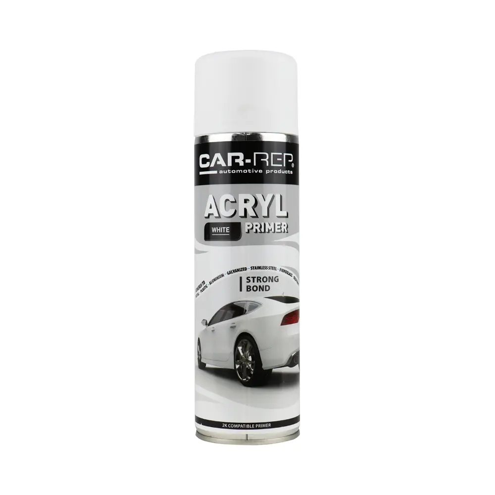 Car-Rep Acrylic Automotive Primer 500Ml White 1