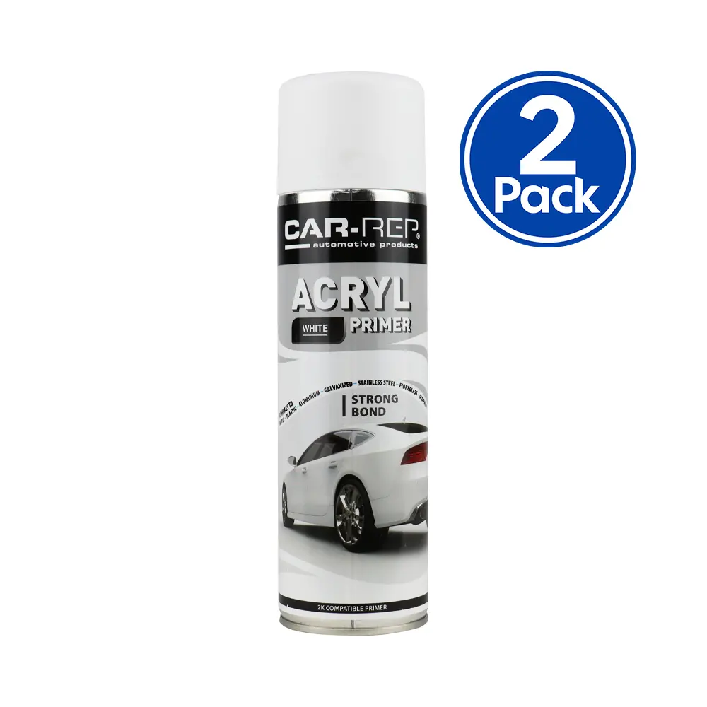 Car-Rep Acrylic Automotive Primer 500Ml White X 2 Pack 1