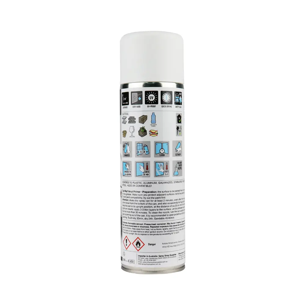 Car-Rep Acrylic Automotive Primer 500Ml White X 3 Pack 2