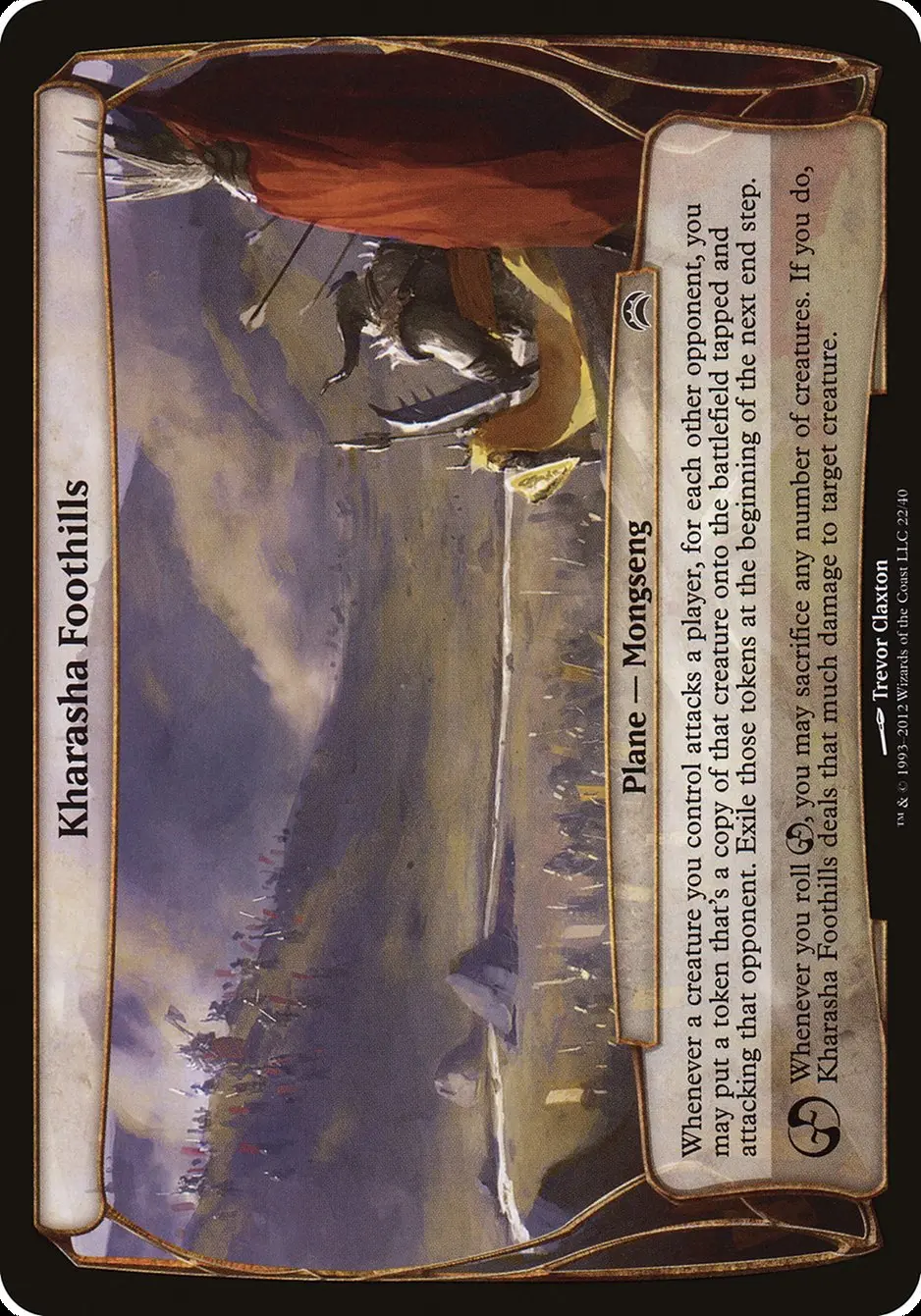 Kharasha Foothills (Planes) [Planechase 2012 Planes] 1