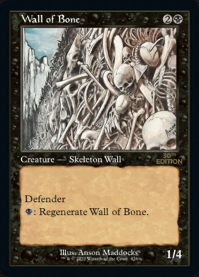 Wall Of Bone (Retro) [30Th Anniversary Edition] 1
