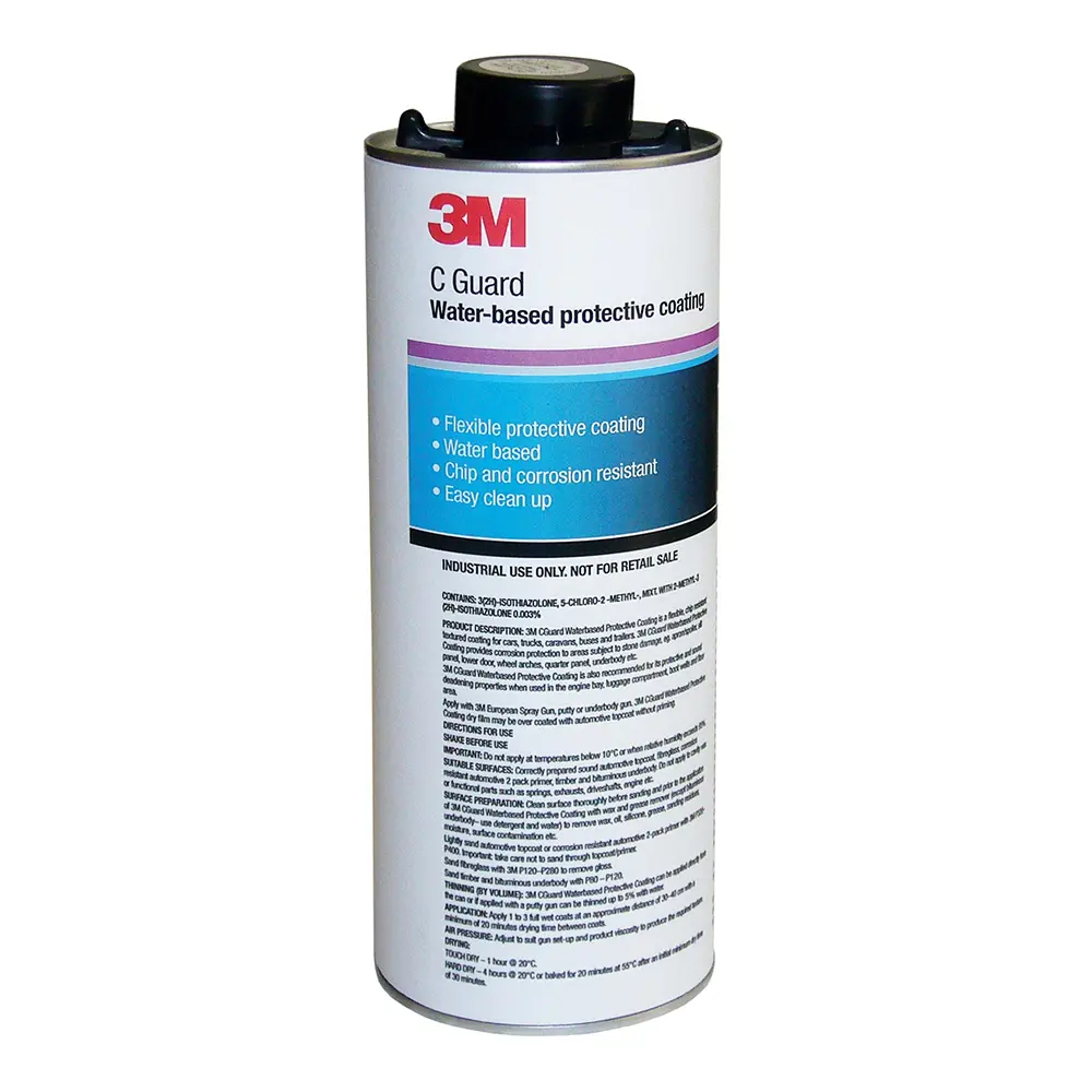 3M C Guard Black Protective Coating 1L Flexible Sound Deadening Corrosion 1