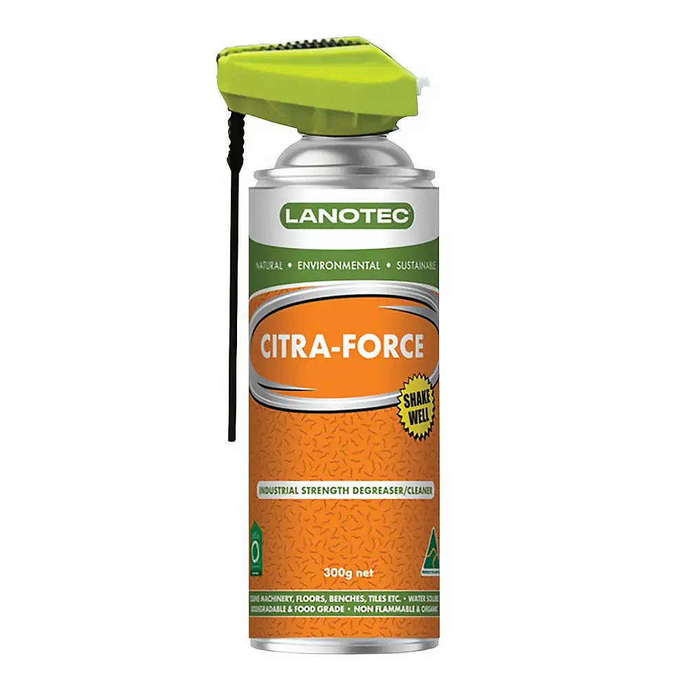 Lanotec Citra-Force Industrial Strength Citrus Degreaser Spray 300G Aerosol 1