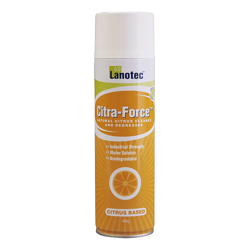 Lanotec Citra-Force Industrial Strength Citrus Degreaser Spray 400G Aerosol 1