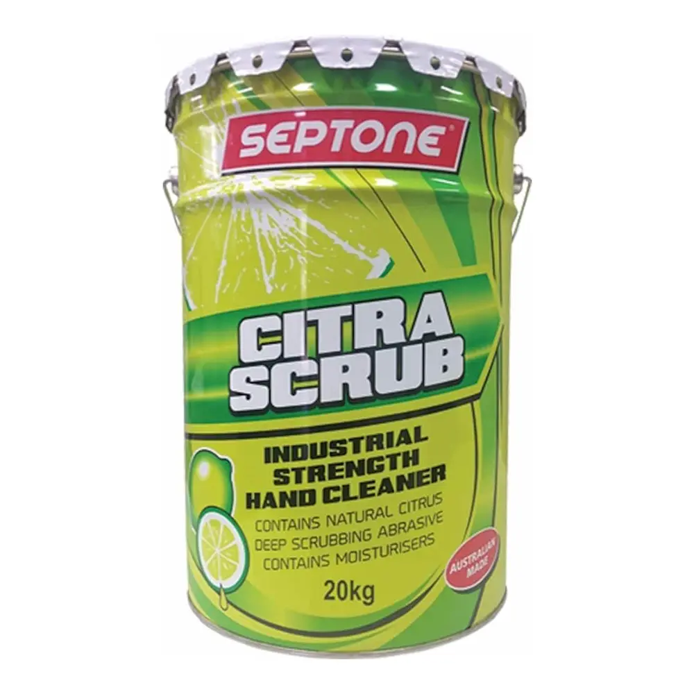Septone Citra Scrub Industrial Strength Workshop Hand Cleaner 20Kg Tin 1