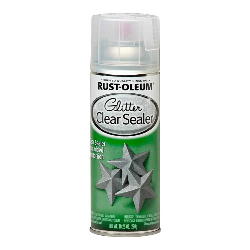 Rustoleum Specialty Glitter Spray Paint 290G Clear Sealer 1
