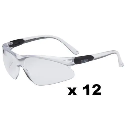 Maxisafe Colorado Safety Glasses As/Nzs1337 Anti Scratch Fog Coating Clear X 12 1