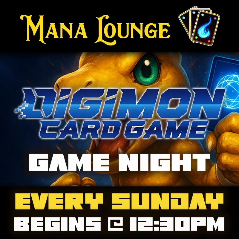 Digimon Game Night Ticket - Sun, Mar 22 2026 1