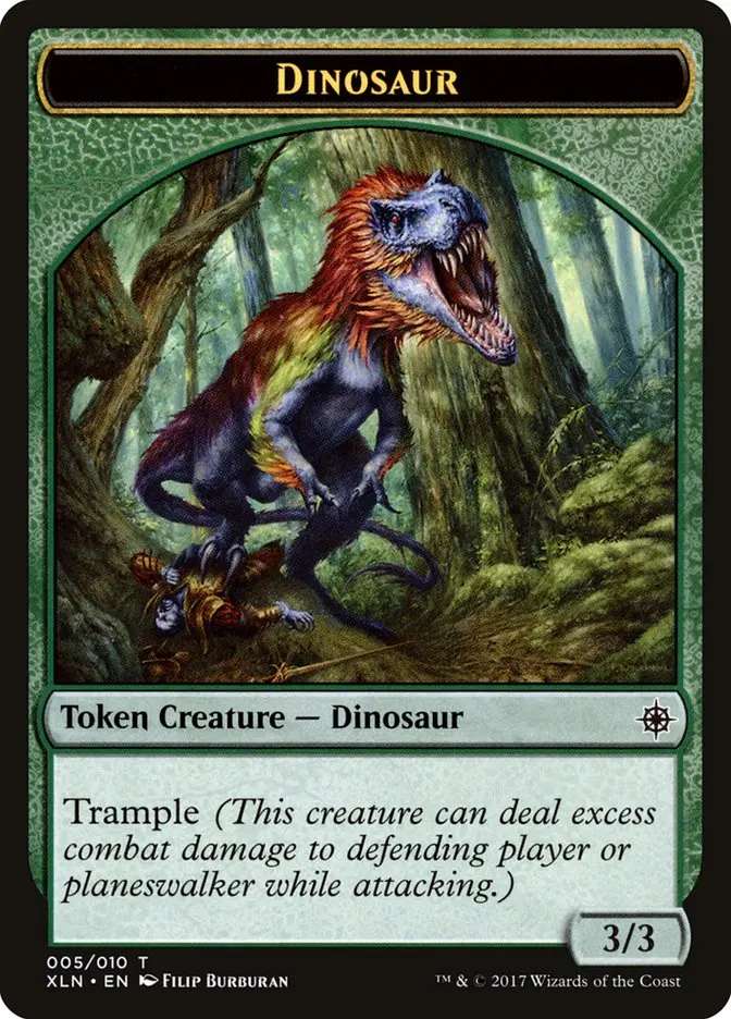 Dinosaur Token [Ixalan Tokens] 1