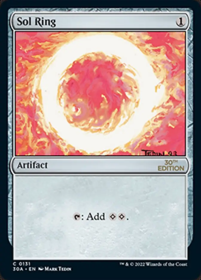 Sol Ring (131) [30Th Anniversary Edition] 1