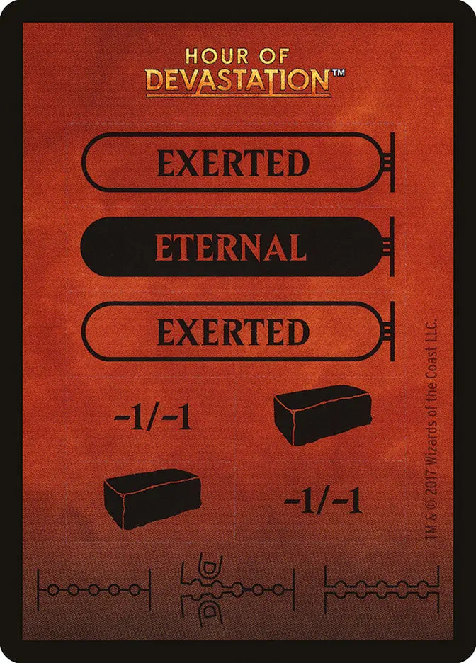 Punchcard (With Copyright Symbol) [Hour Of Devastation Tokens] 1