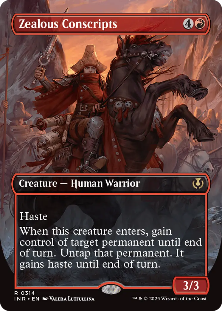 Zealous Conscripts (Borderless) [Innistrad Remastered] 1