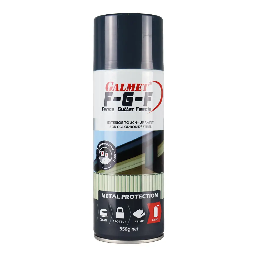 Galmet Fence Gutter Fascia Fgf Colorbond 350G Spray Paint Aerosol Deep Ocean 1