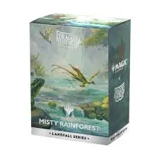 Dragon Shield Landfall Series: Misty Rainforest 100Ct Sleeves 1