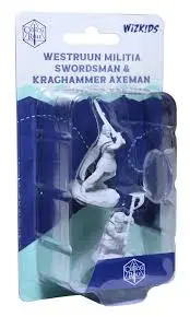 D&D Miniatures: Westrun Militia Swordsman & Kraghammer Axeman 1