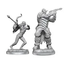 D&D Minifigure: Ashari Stoneguard & Ashari Skydancer 1