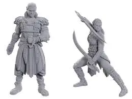D&D Minifigure: Jaheira & Halsin 1