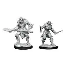 D&D Minifigure: Bugbear Barbarian & Bugbear Rogue 1