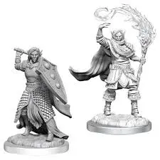 D&D Minifigure: Elf Cleric 1