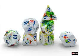 Chessex 7-Die Set Breezy/ Blue 1