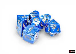 Chessex 7-Die Set Wavebreak/ Gold 1