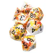 Chessex 7-Die Set Sunrise/ Black 1