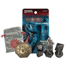 Sirius Dice: D&D Ravenloft 7-Die Set Treasure Pack 1