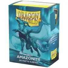 Dragon Shield Matte Amazonite 100 Count Sleeves 1