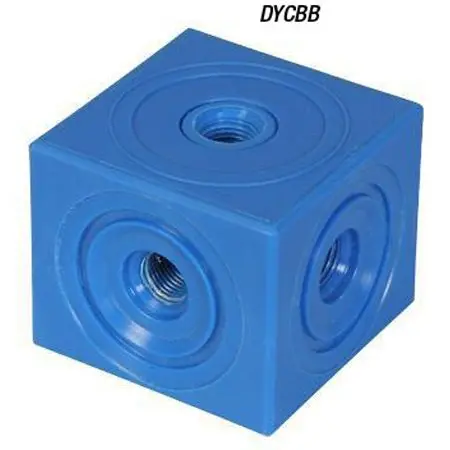 Diffuser Connector Block, 1/4" Fnpt, Hdpe 1
