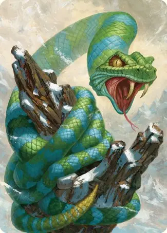 Ohran Frostfang Art Card [Commander Masters Art Series] 1