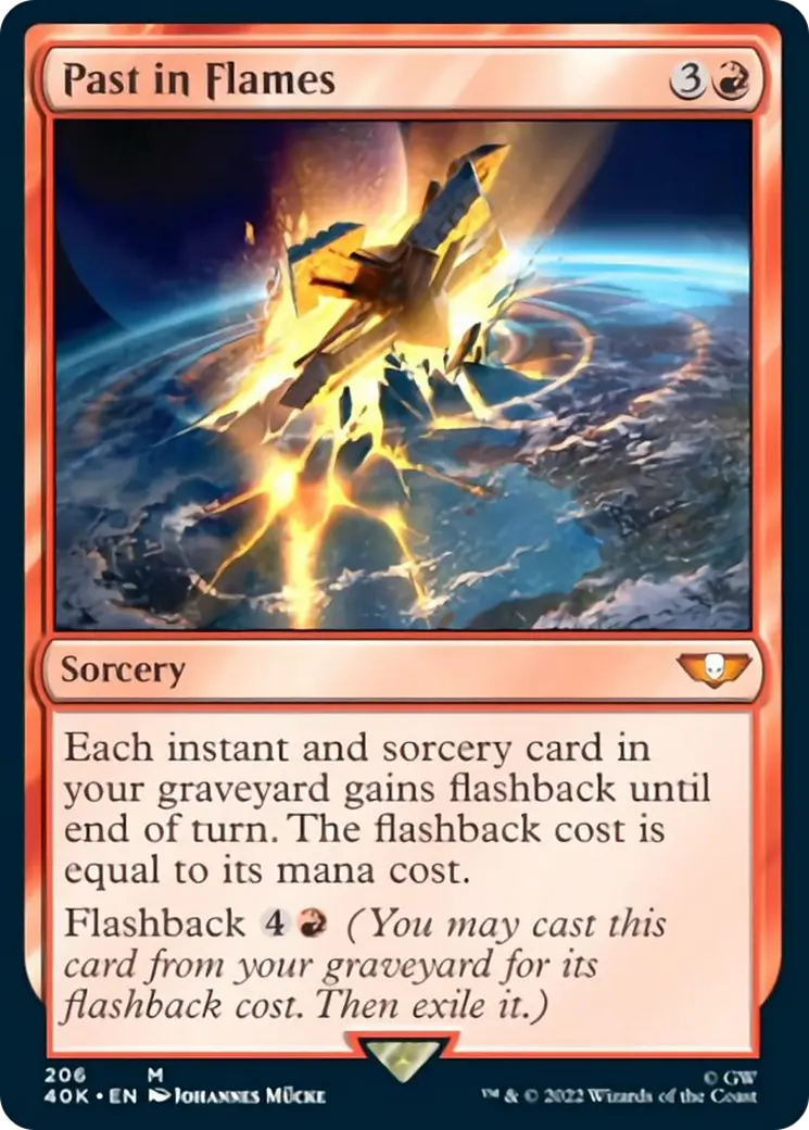 Past In Flames (Surge Foil) [Warhammer 40,000] 1