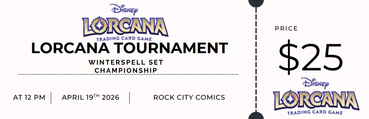 Lorcana Winterspell Store Championship Ticket 1