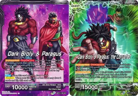 Dark Broly & Paragus // Dark Broly & Paragus, The Corrupted (Bt11-122) [Vermilion Bloodline 2Nd Edition] 1