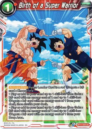 Birth Of A Super Warrior (Bt11-029) [Vermilion Bloodline 2Nd Edition] 1
