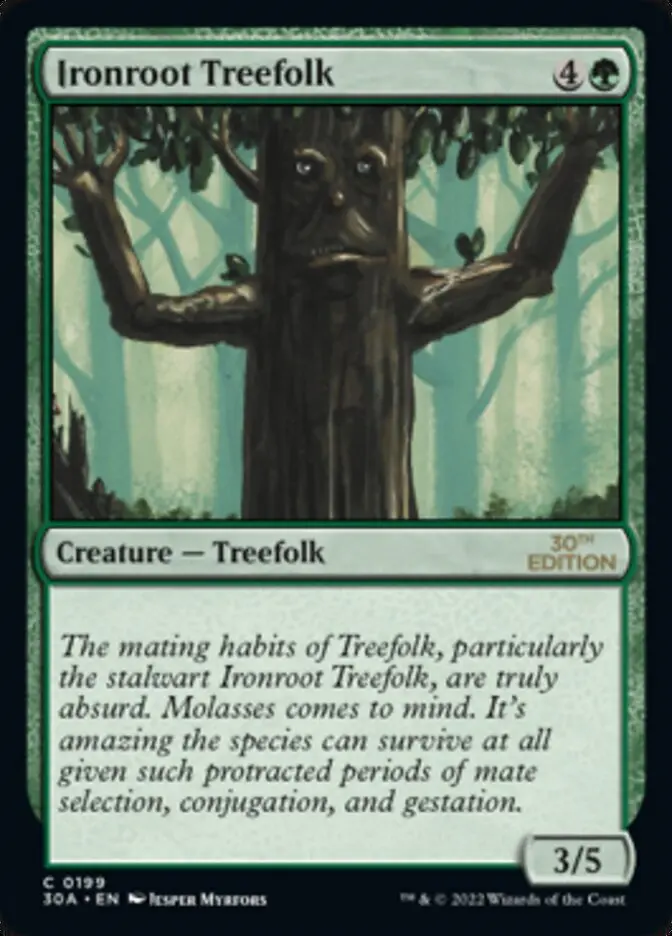 Ironroot Treefolk [30Th Anniversary Edition] 1