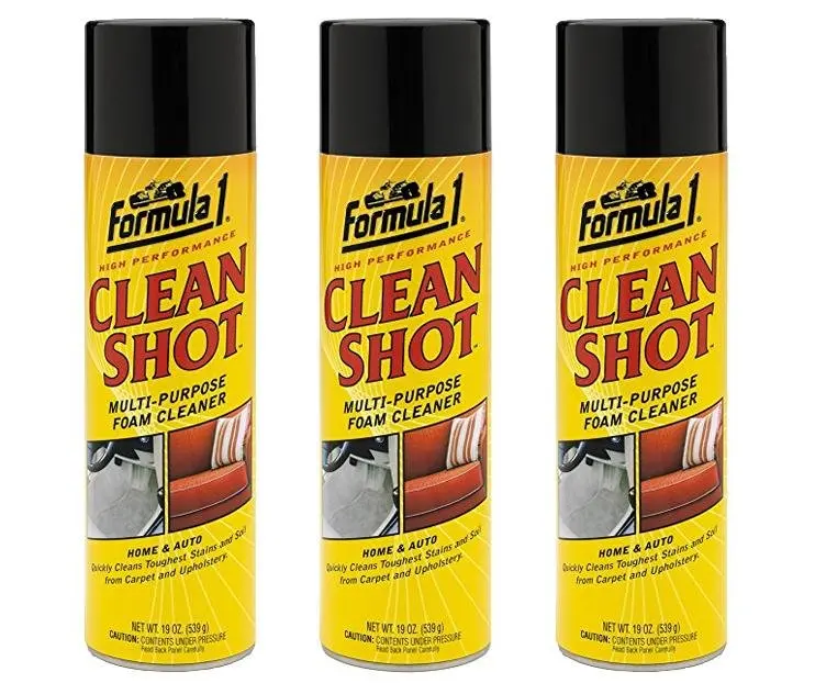 Formula 1 Clean Shot Multipurpose Foam Spray Cleaner Home & Auto 539G X 3 1