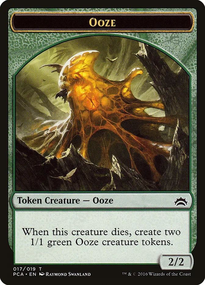 Ooze Token (017/019) [Planechase Anthology Tokens] 1