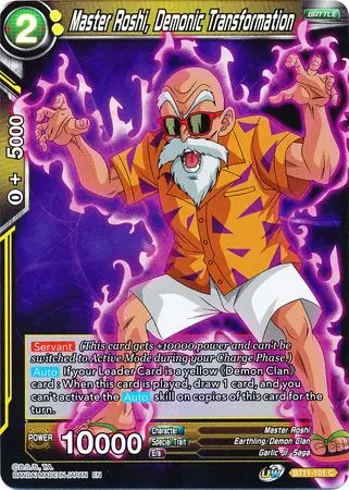 Master Roshi, Demonic Transformation (Bt11-101) [Vermilion Bloodline 2Nd Edition] 1